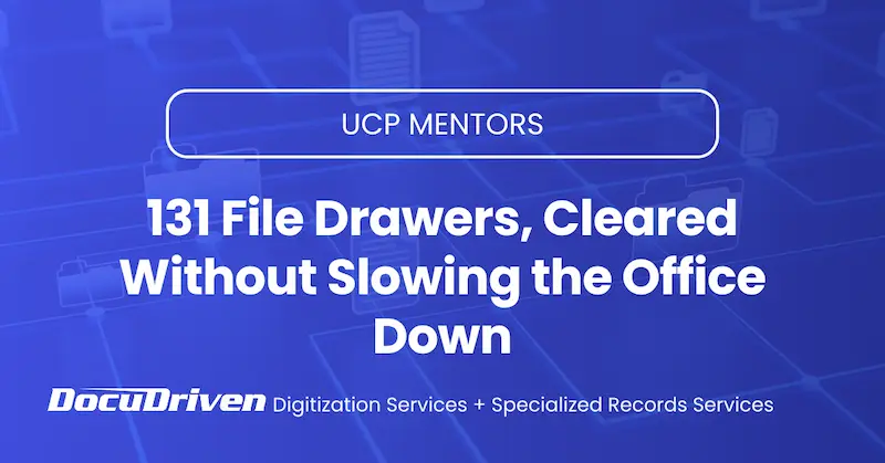 131 File Drawers, Cleared Without Slowing the Office Down
